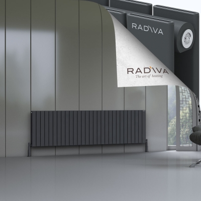 Radiva - Oti Alüminyum Radyatör 600x2142 Koyu Antrasit (1)