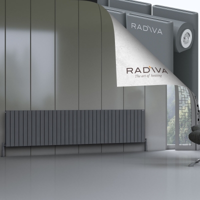 Radiva - Oti Alüminyum Radyatör 600x2586 Antrasit