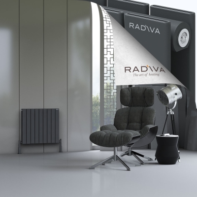Radiva - Oti Alüminyum Radyatör 600x662 Koyu Antrasit (1)