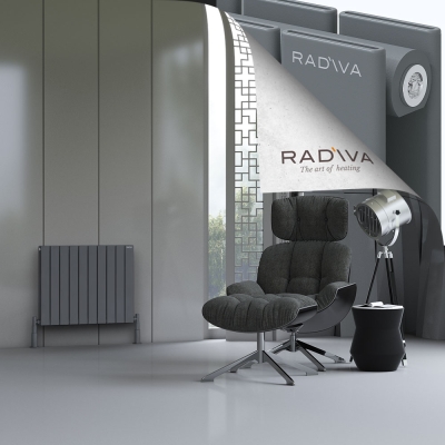 Radiva - Oti Alüminyum Radyatör 600x736 Antrasit