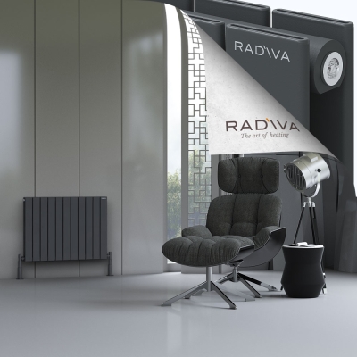 Radiva - Oti Alüminyum Radyatör 600x810 Koyu Antrasit (1)