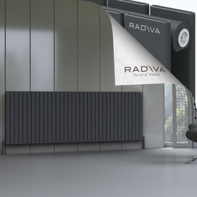 Radiva - Oti Alüminyum Radyatör 900x2586 Koyu Antrasit (1)