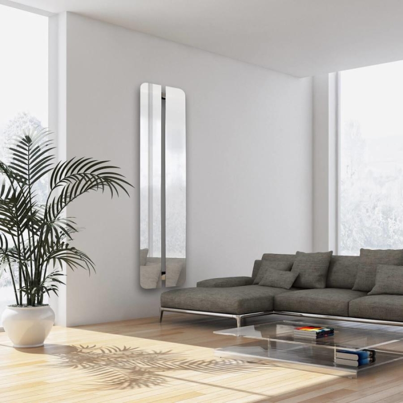 Palau İnce Radyatör 330x1600 Paslanmaz Çelik Ayna Polisaj - 6PAL03301600P2M1