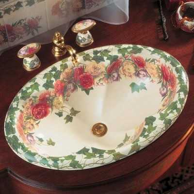 KOHLER - Kohler Lavabo Tezgah Üstü Peonies & Ivy 