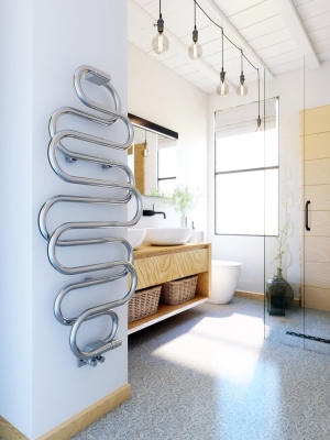 Radiva - PERLA Tasarım Havlupan 500x1360 Krom