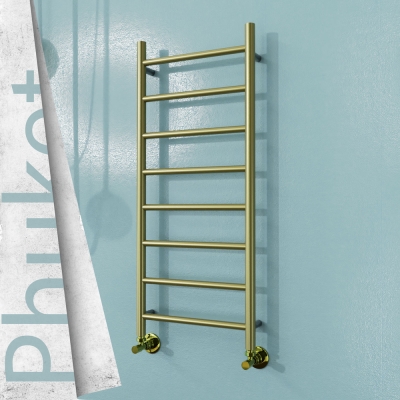 Radiva - PHUKET Paslanmaz Çelik Havlupan 400x1000 Satine Altın (1)