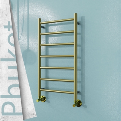 Radiva - PHUKET Paslanmaz Çelik Havlupan 400x800 Satine Altın (1)