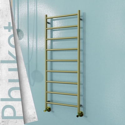 Radiva - PHUKET Paslanmaz Çelik Havlupan 500x1200 Satine Altın