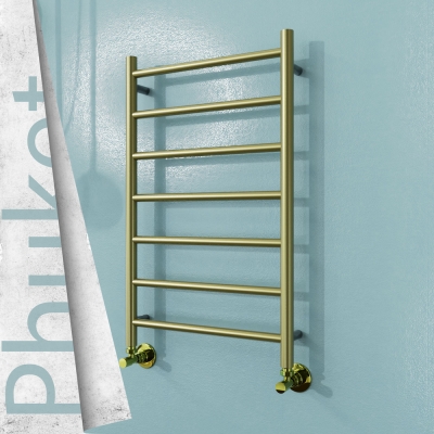 Radiva - PHUKET Paslanmaz Çelik Havlupan 500x800 Satine Altın (1)