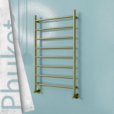 Radiva - PHUKET Paslanmaz Çelik Havlupan 600x1000 Satine Altın