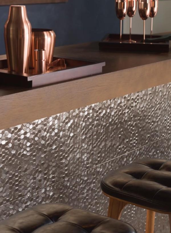Porcelanosa Duvar Karosu Dubai Silver 33,3 x 100 cm - 10POR2025100295153