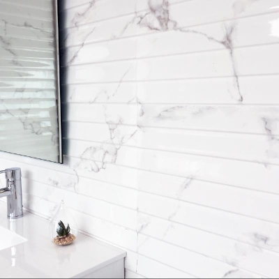 PORCELANOSA - Porcelanosa Duvar Karosu Marmol Carrara Line Blanco 31,6 x 90 cm (1)