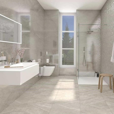 Porcelanosa Duvar Karosu Parlak Cubik Indic Gris Gloss 45 X 120  cm (1)
