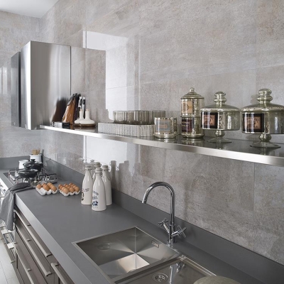 Porcelanosa Duvar Karosu Glasgow Silver  31,6 x 90 cm (1)