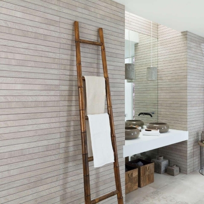 PORCELANOSA - Porcelanosa Duvar Karosu Liston Oxford Acero 31,6 x 90 cm (1)