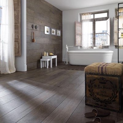 PORCELANOSA - Porcelanosa Parke Seramik Oxford Antracita Antislip 14,3 x 90 cm