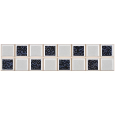 PORCELANOSA - Porcelanosa Bordür Tecnos Listel Puzzle Blanco 5 x 20 cm