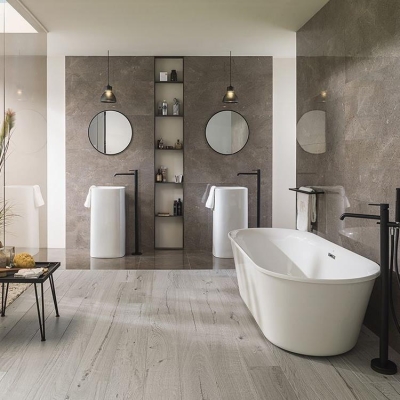 PORCELANOSA - Porcelanosa Yer Karosu Milano Grafito Parlak 58,6 x 58,6 cm
