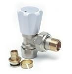 Radiva - Radyatör Vanası 1/2'' Köşe (17*2mm Boru Bağl. Rakorlu) - 9973