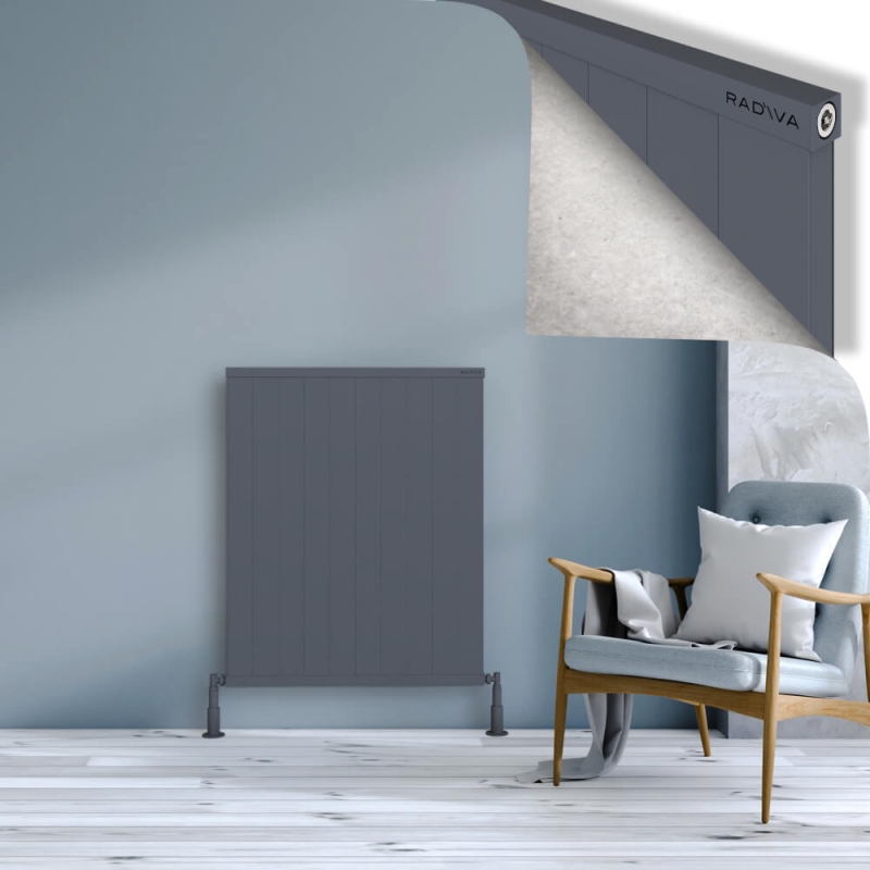 RIO Dekoratif Alüminyum Radyatör 1000x1004 Antrasit - 2RIO10001004B2TS