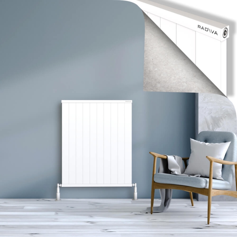 RIO Dekoratif Alüminyum Radyatör 1000x1004 Beyaz - 2RIO10001004B1TS