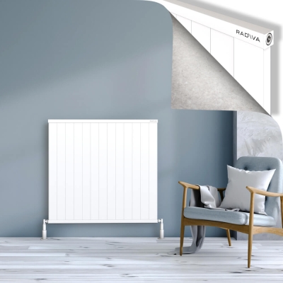 Radiva - RIO Dekoratif Alüminyum Radyatör 1000x1304 Beyaz (1)