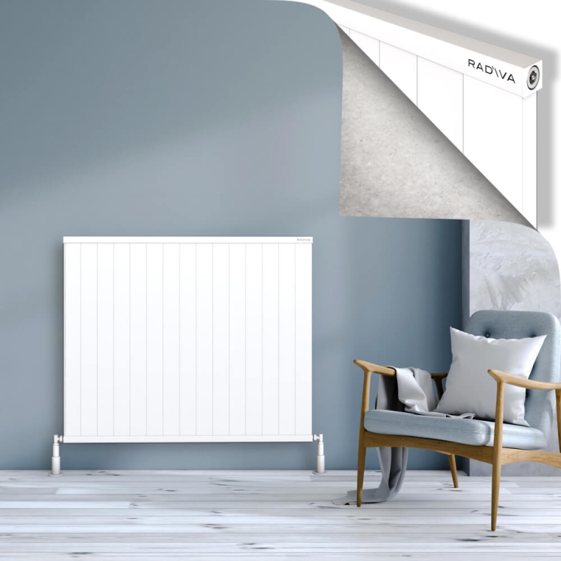 RIO Dekoratif Alüminyum Radyatör 1000x1504 Beyaz - 2RIO10001504B1TS