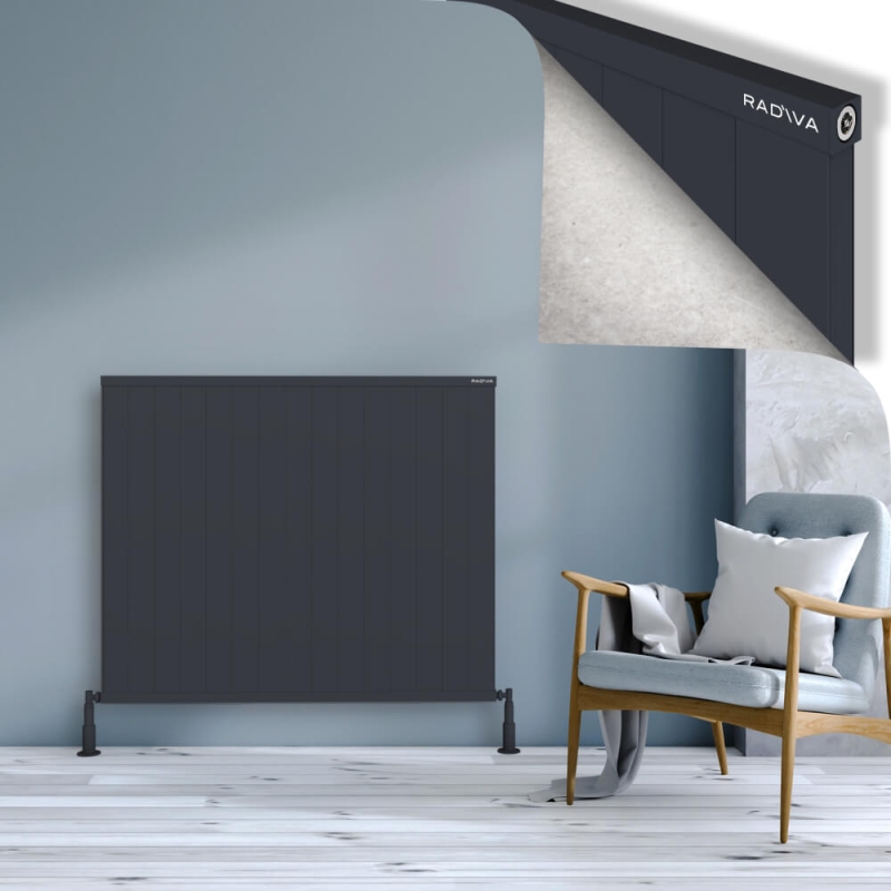 RIO Dekoratif Alüminyum Radyatör 1000x1504 Koyu Antrasit - 2RIO10001504B6TS