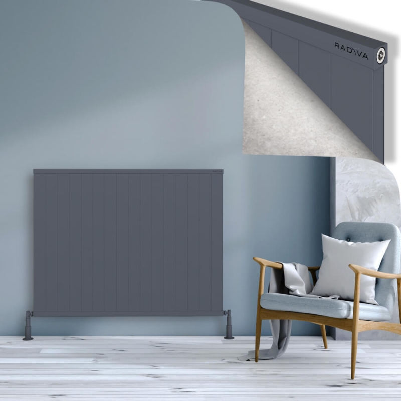 RIO Dekoratif Alüminyum Radyatör 1000x1604 Antrasit - 2RIO10001604B2TS