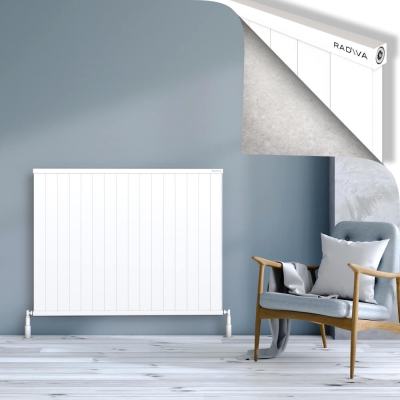 Radiva - RIO Dekoratif Alüminyum Radyatör 1000x1604 Beyaz