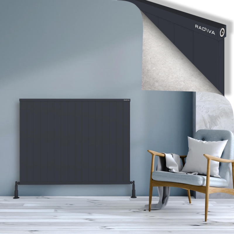 RIO Dekoratif Alüminyum Radyatör 1000x1604 Koyu Antrasit - 2RIO10001604B6TS