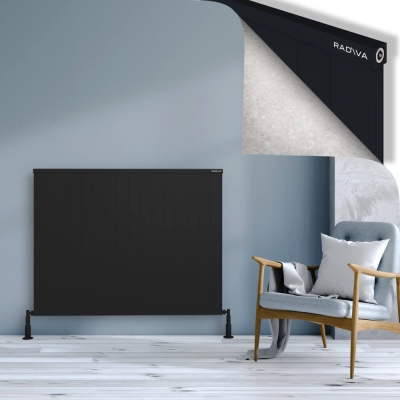 Radiva - RIO Dekoratif Alüminyum Radyatör 1000x1604 Siyah - 400