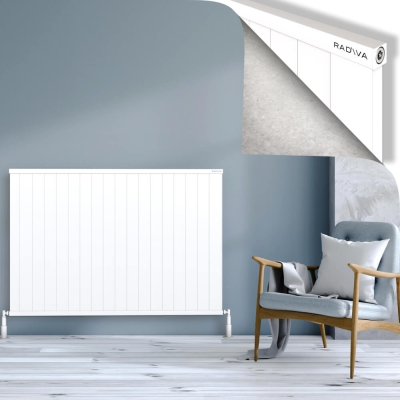 Radiva - RIO Dekoratif Alüminyum Radyatör 1000x1804 Beyaz