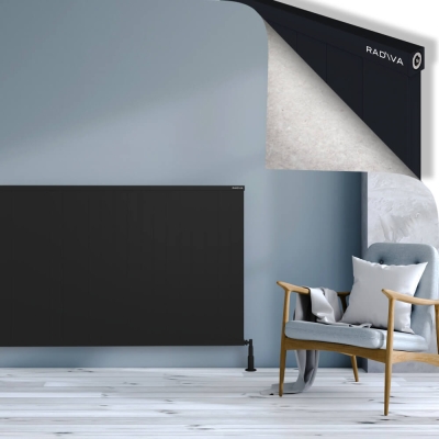 Radiva - RIO Dekoratif Alüminyum Radyatör 1000x2204 Siyah (1)