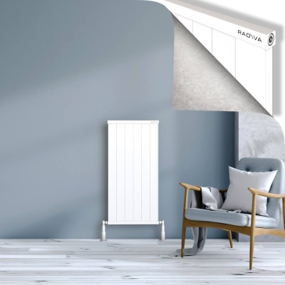 Radiva - RIO Dekoratif Alüminyum Radyatör 1000x604 Beyaz - 400