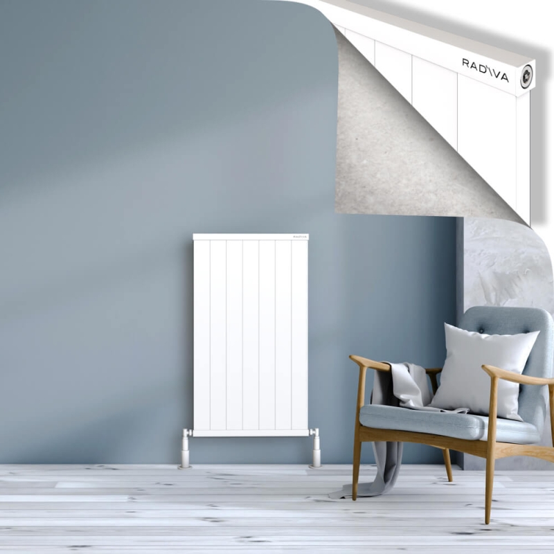 RIO Dekoratif Alüminyum Radyatör 1000x704 Beyaz - 2RIO10000704B1TS