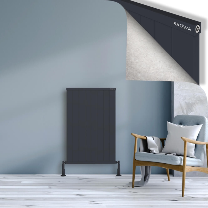 RIO Dekoratif Alüminyum Radyatör 1000x804 Koyu Antrasit - 2RIO10000804B6TS