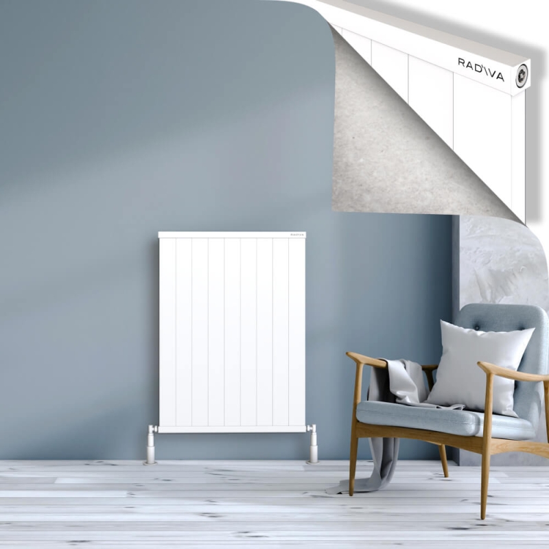 RIO Dekoratif Alüminyum Radyatör 1000x904 Beyaz - 2RIO10000904B1TS