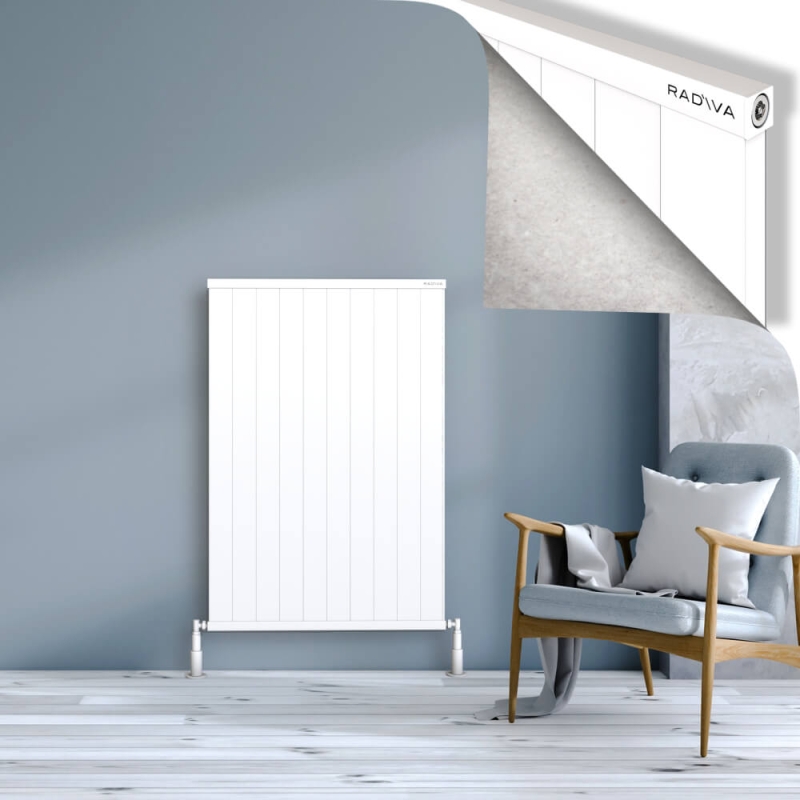 RIO Dekoratif Alüminyum Radyatör 1200x1004 Beyaz - 2RIO12001004B1TS