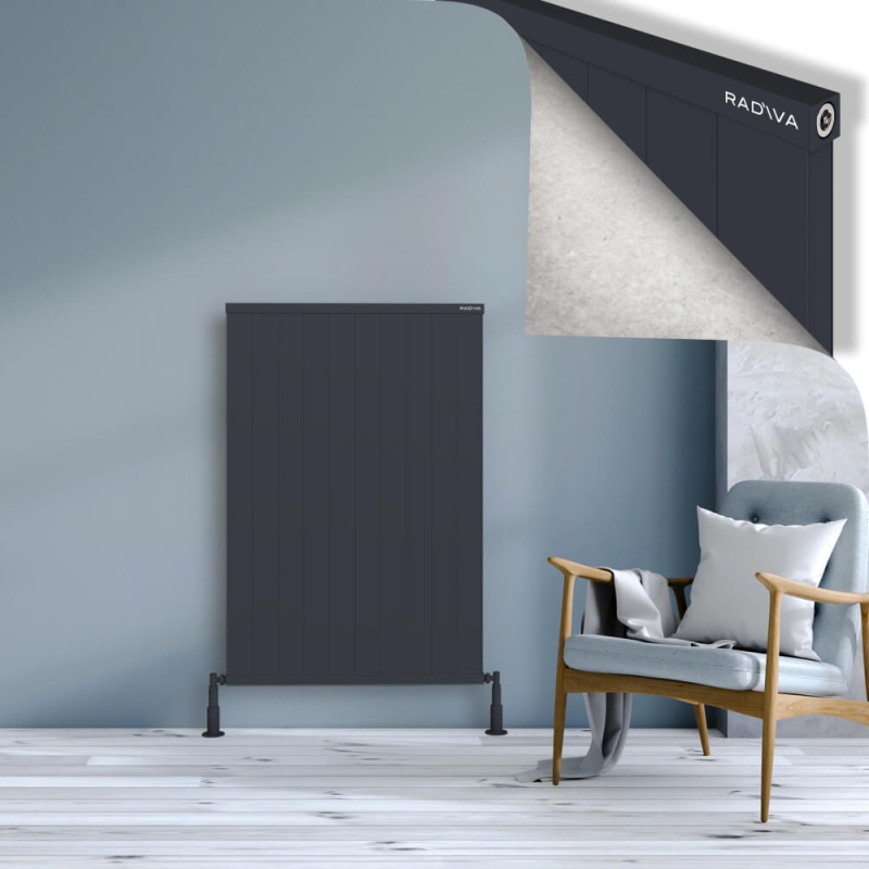 RIO Dekoratif Alüminyum Radyatör 1200x1004 Koyu Antrasit - 2RIO12001004B6TS