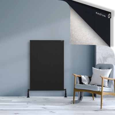 Radiva - RIO Dekoratif Alüminyum Radyatör 1200x1004 Siyah - 400