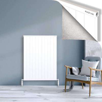 Radiva - RIO Dekoratif Alüminyum Radyatör 1200x1104 Beyaz (1)