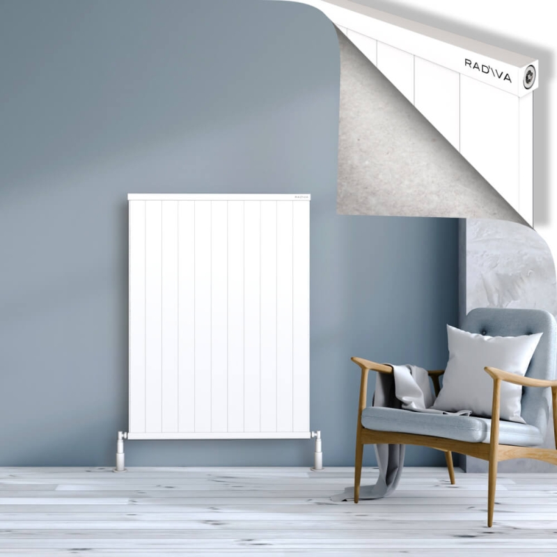 RIO Dekoratif Alüminyum Radyatör 1200x1104 Beyaz - 2RIO12001104B1TS