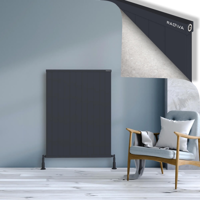 RIO Dekoratif Alüminyum Radyatör 1200x1104 Koyu Antrasit - 2RIO12001104B6TS