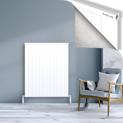 Radiva - RIO Dekoratif Alüminyum Radyatör 1200x1204 Beyaz - 400