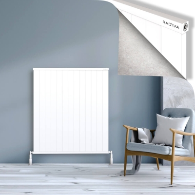 Radiva - RIO Dekoratif Alüminyum Radyatör 1200x1304 Beyaz (1)