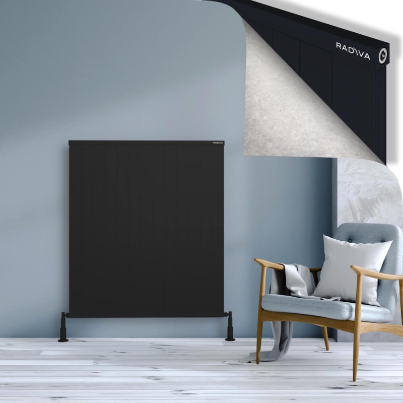 RIO Dekoratif Alüminyum Radyatör 1200x1304 Siyah - 2RIO12001304B3TS