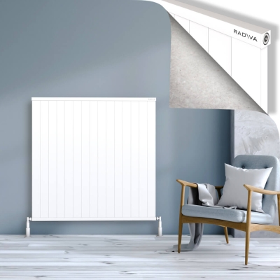 Radiva - RIO Dekoratif Alüminyum Radyatör 1200x1504 Beyaz (1)