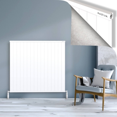 Radiva - RIO Dekoratif Alüminyum Radyatör 1200x1604 Beyaz (1)