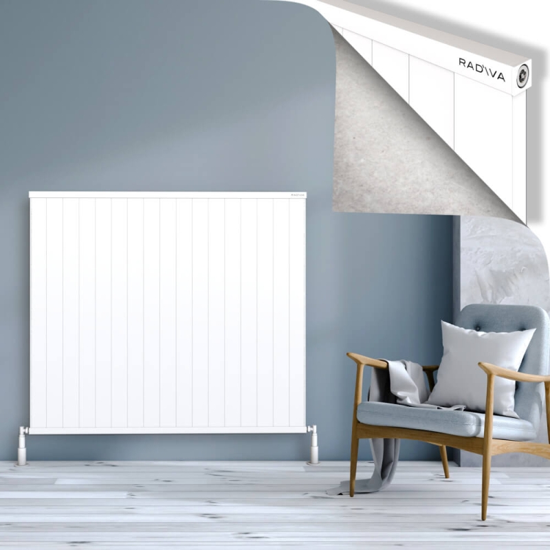 RIO Dekoratif Alüminyum Radyatör 1200x1704 Beyaz - 2RIO12001704B1TS